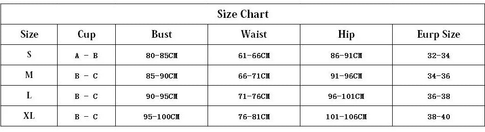 Women’s 3-Piece Push Up Bandage Bikini Set – Triangle Swimsuit Beachwear