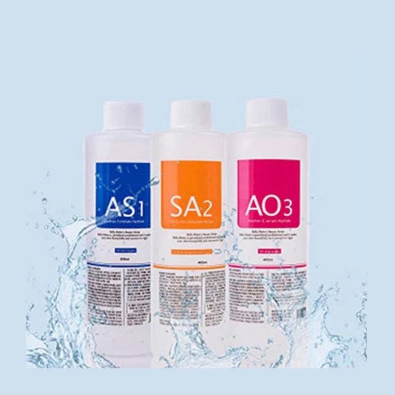 Hydro Aqua Peel Serum 3-in-1 Kit – AS1 SA2 AO3 Deep Facial Skin Treatment