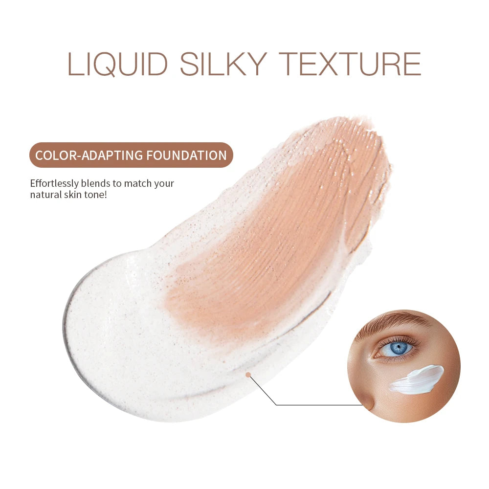 4-in-1 SPF30 Full Coverage Foundation – Waterproof Hydrating Concealer Skin Tone