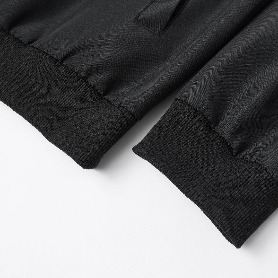 Men's Baseball Collar Casual Jacket – Short Loose Solid Color Thin Coat