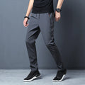 Men’s Slim Fit Stretch Jogger Pants – Elastic Waist Business Casual Korean Style