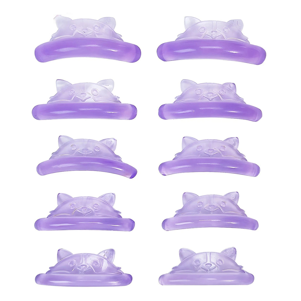 5 Pairs C Curl Silicone Eyelash Perm Pads Sticky Lashes Rod Shield Lifting 3D Eyelash Curler Accessories Makeup Tool