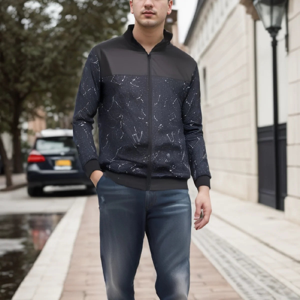 Men's Baseball Collar Casual Jacket – Short Loose Solid Color Thin Coat