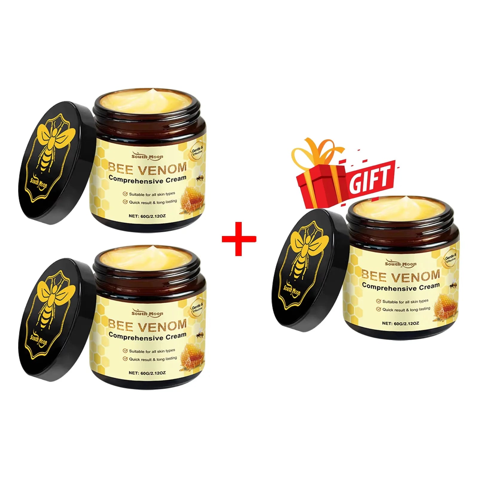 Bee Venom Brightening Body Cream – Deep Moisturizing Nourishing Skin Care Lotion