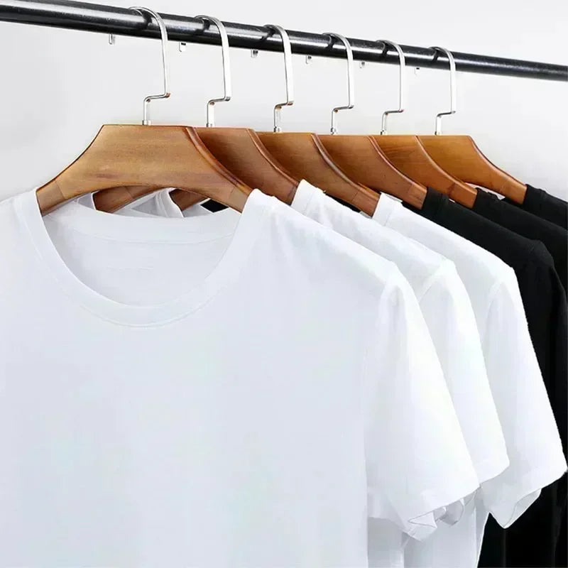 Men's Y2K Retro Street T-Shirt – American Graphic Cotton Loose Half Sleeve Tee