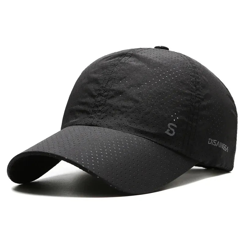 Men’s Quick-Dry Baseball Cap – Breathable Outdoor Running Summer Sun Hat