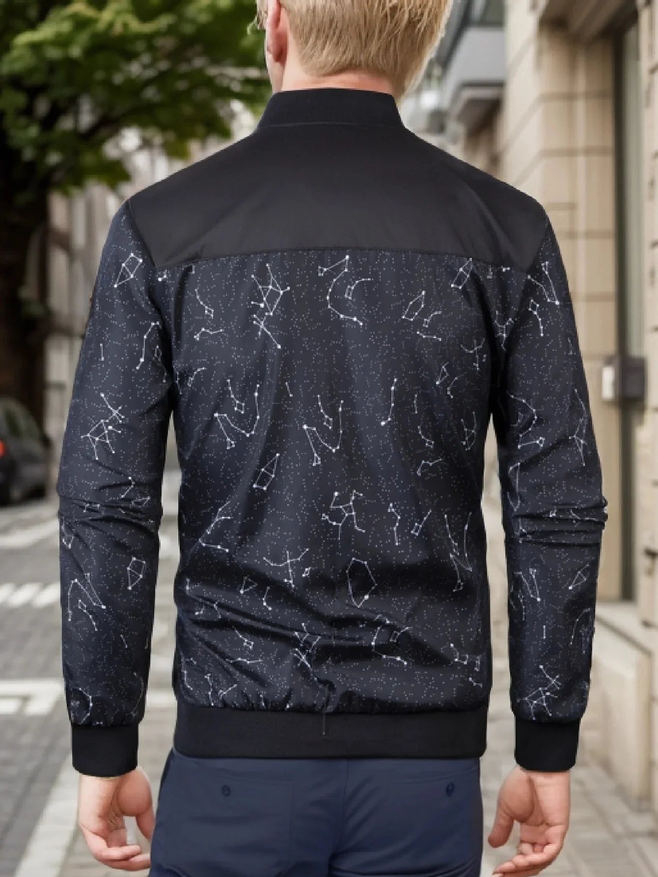 Men's Baseball Collar Casual Jacket – Short Loose Solid Color Thin Coat