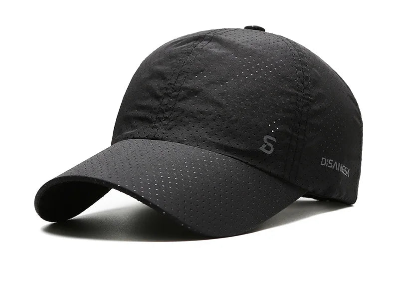 Men’s Quick-Dry Baseball Cap – Breathable Outdoor Running Summer Sun Hat