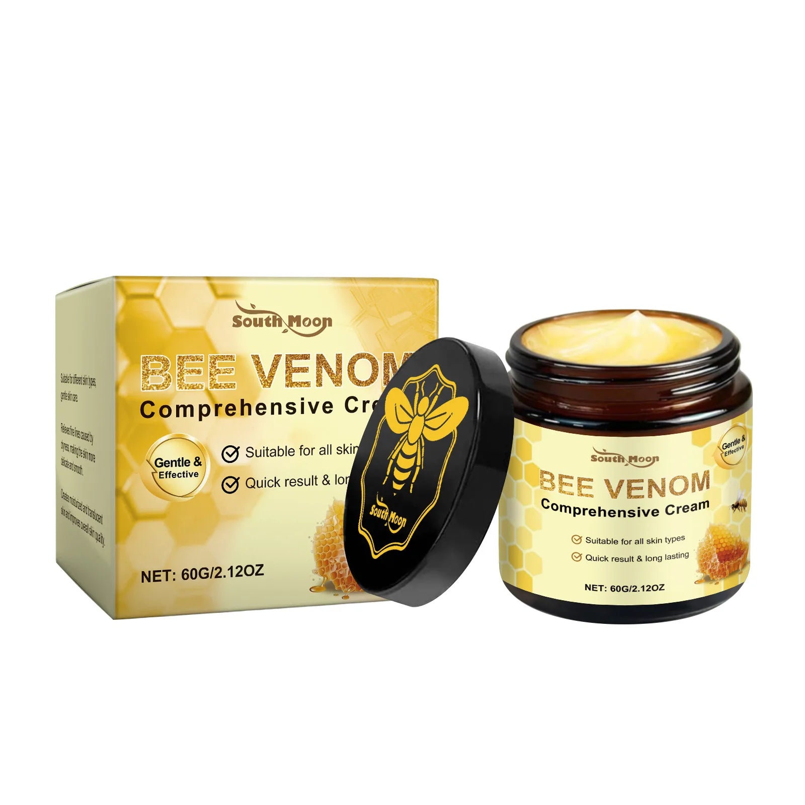 Bee Venom Brightening Body Cream – Deep Moisturizing Nourishing Skin Care Lotion