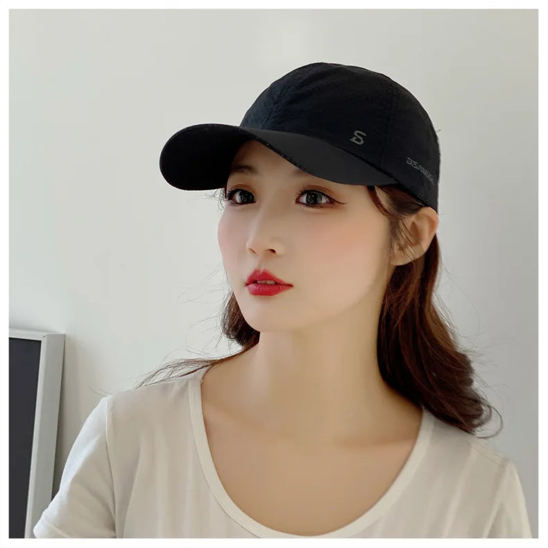 Men’s Quick-Dry Baseball Cap – Breathable Outdoor Running Summer Sun Hat