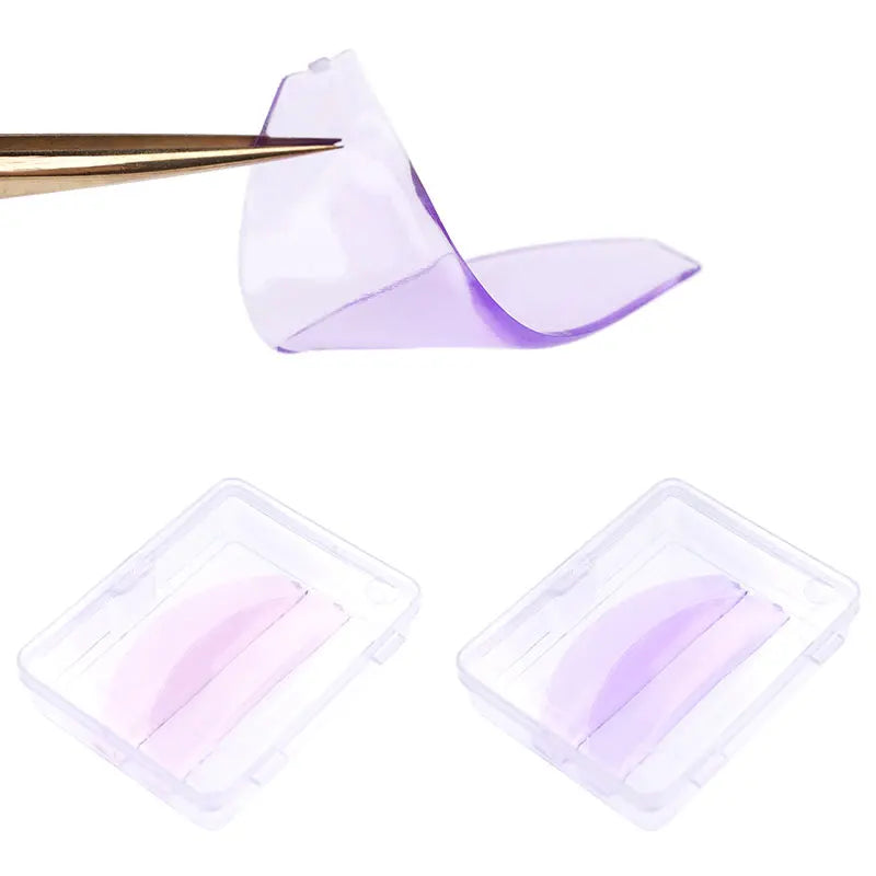 Silicone Lash Perm Lift Pads – Self-Adhesive 3D Eyelash Curl Rod Shield