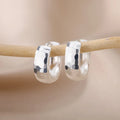 Gold & Silver Small Hoop Earrings – Stainless Steel Trendy Piercing Jewelry
