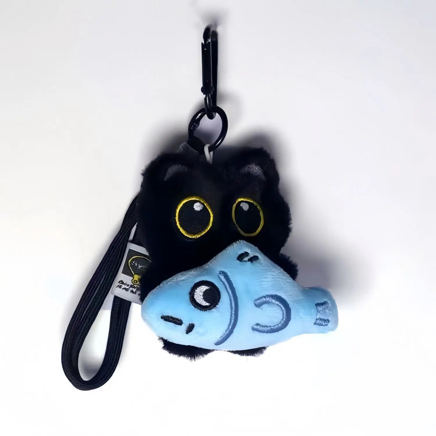Cute Plush Black Cat Doll Keychain – Kawaii Bag Charm Pendant Gift