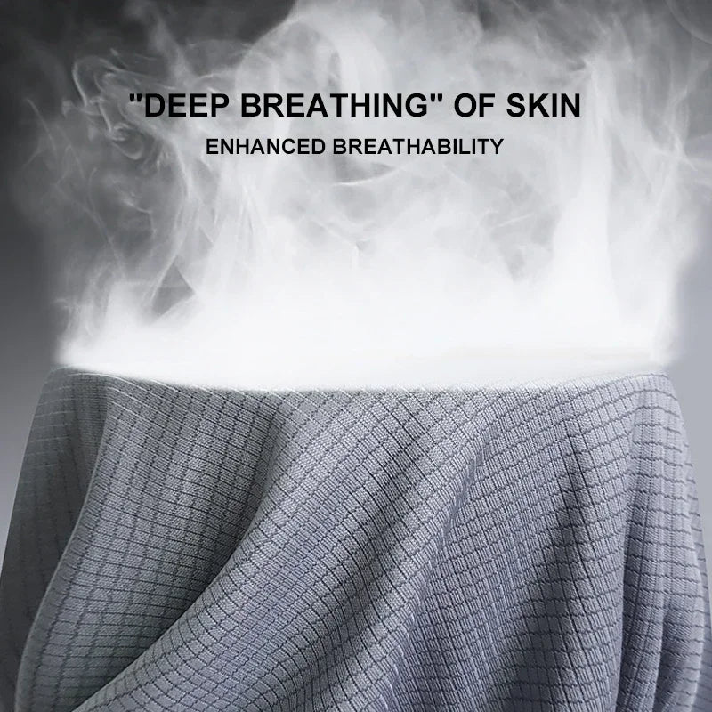 Men's Ice Silk Quick-Dry T-Shirt – High Elastic Breathable Gym & Casual Top