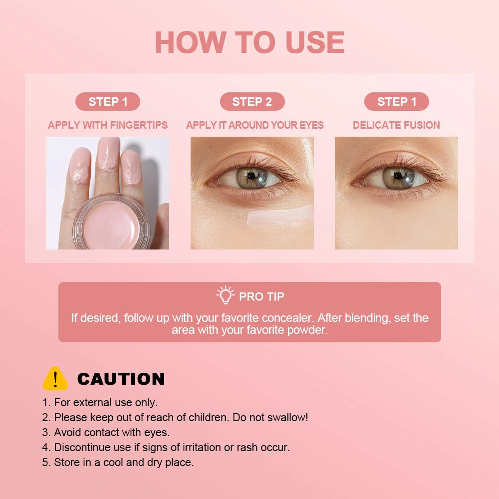 Hydrating Eye Brightening Concealer & Contour Cream – Full Coverage Waterproof