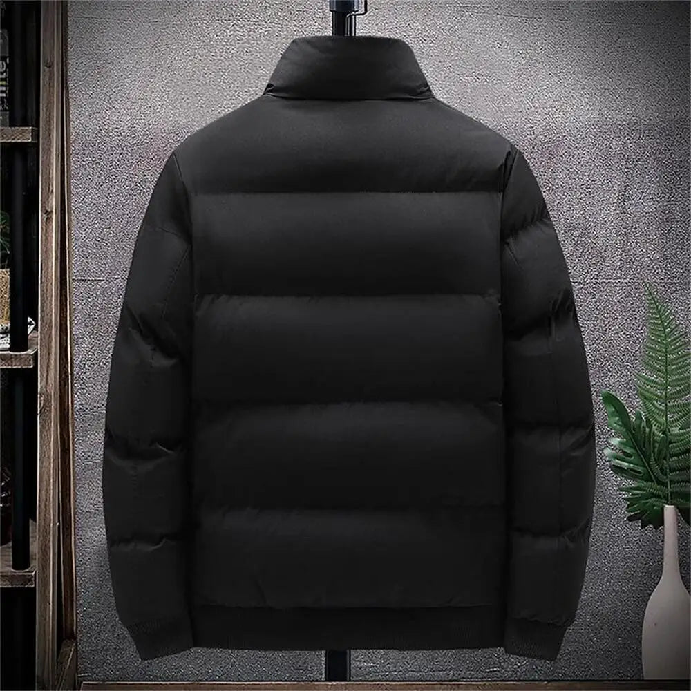 Men's Thick Warm Puffer Jacket – Waterproof Hooded Down Coat Winter Parkas Outwear