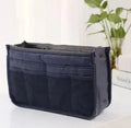Large Double Zipper Travel Makeup Bag – Multi-Pocket Cosmetic Toiletry Organizer
