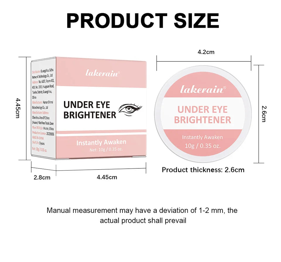 Hydrating Eye Brightening Concealer & Contour Cream – Full Coverage Waterproof