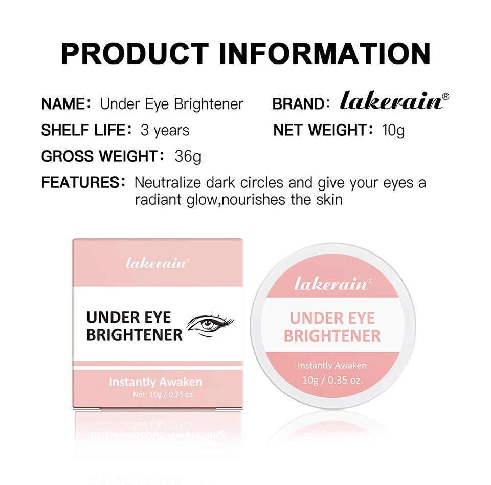 Hydrating Eye Brightening Concealer & Contour Cream – Full Coverage Waterproof