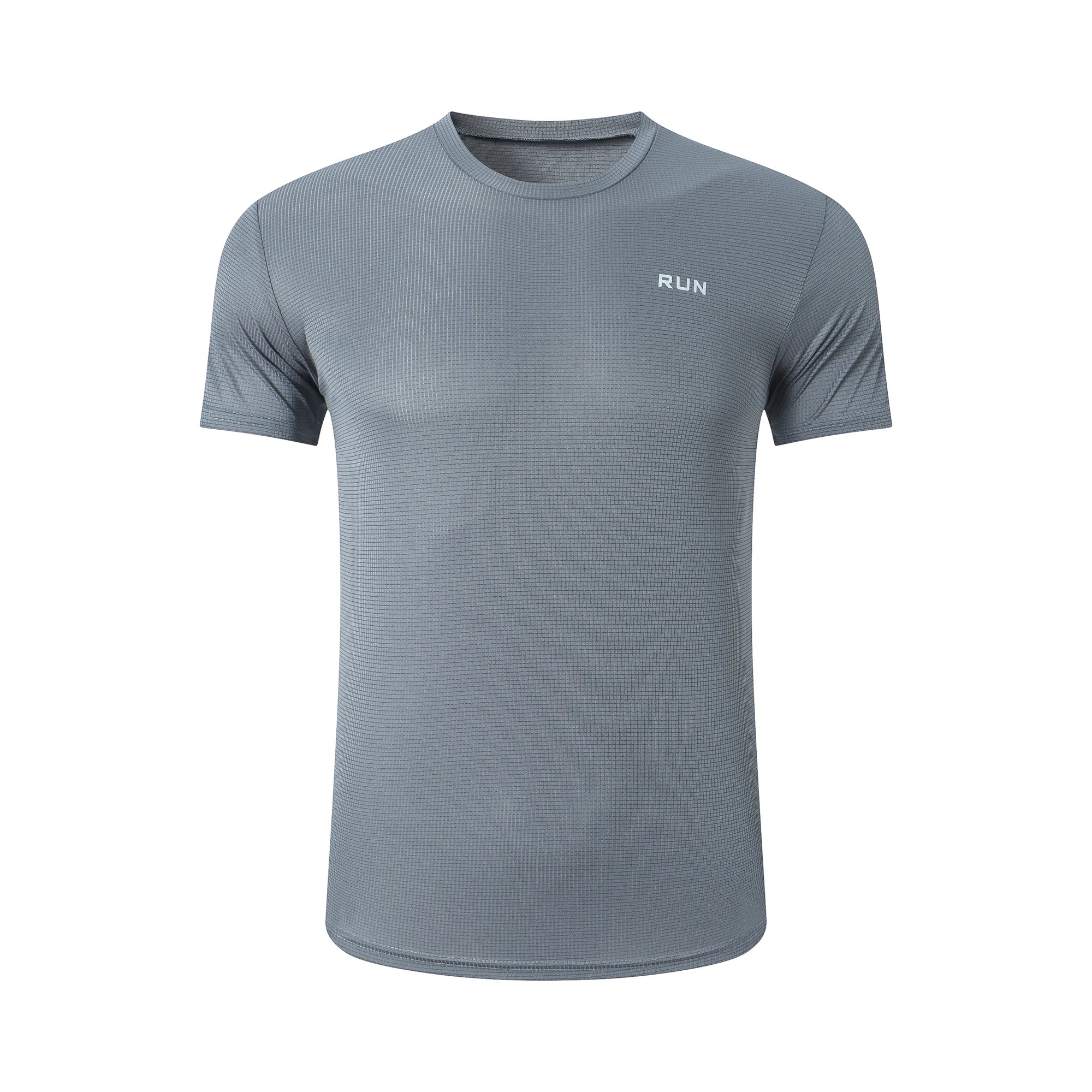 Men's Ice Silk Quick-Dry T-Shirt – High Elastic Breathable Gym & Casual Top