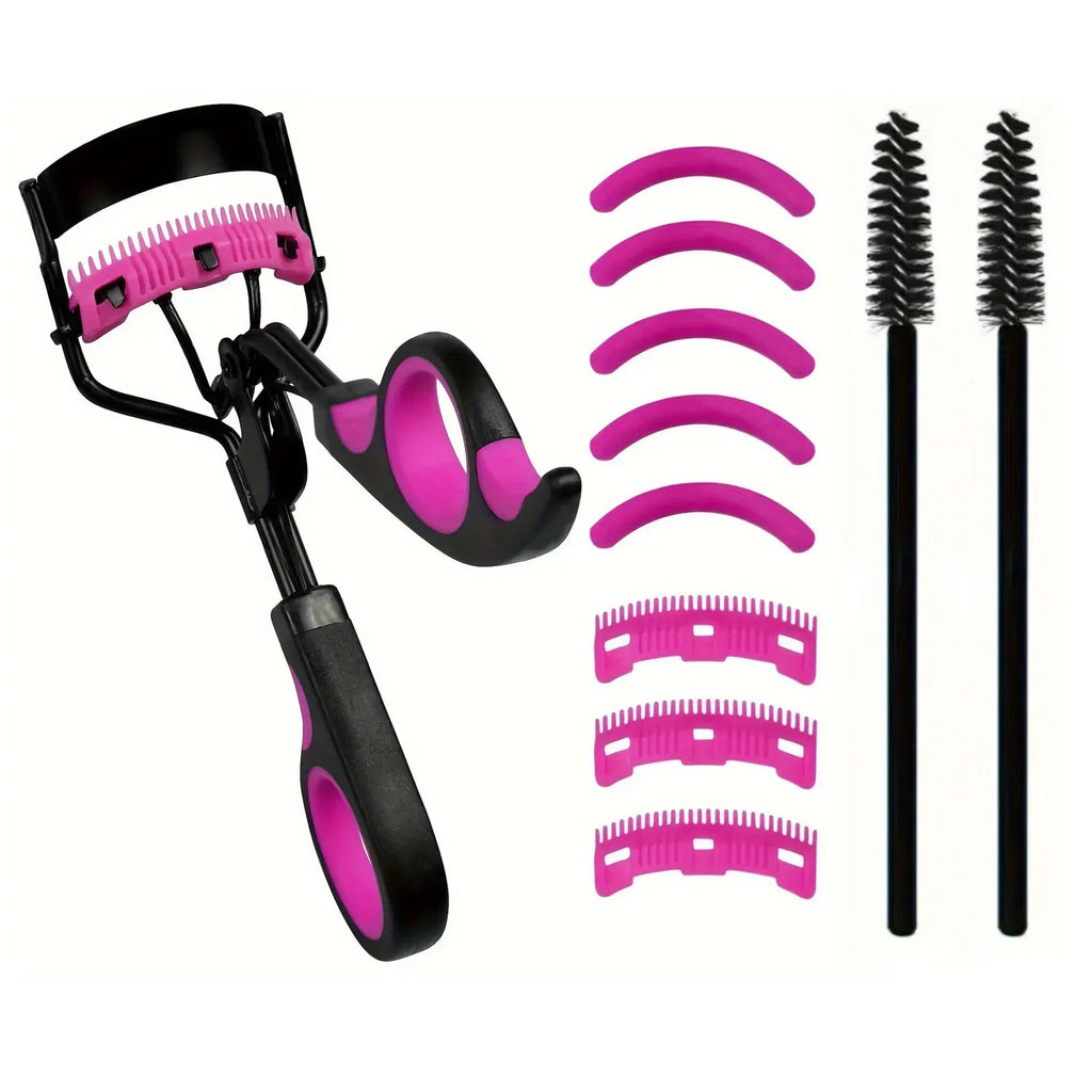 Eyelash Curler Set with Replacement Pads – Lash Wands Tweezers 7–15 Piece Kit
