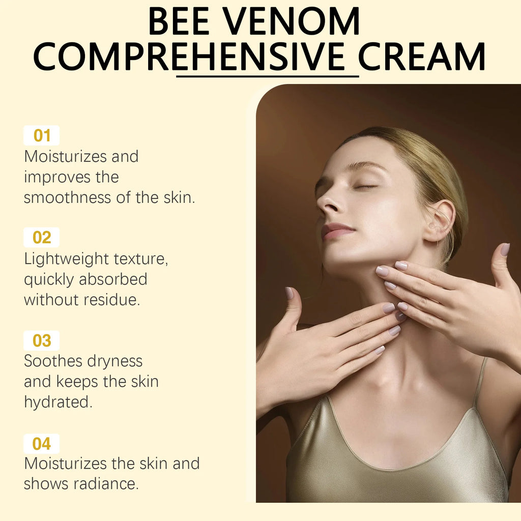 Bee Venom Brightening Body Cream – Deep Moisturizing Nourishing Skin Care Lotion