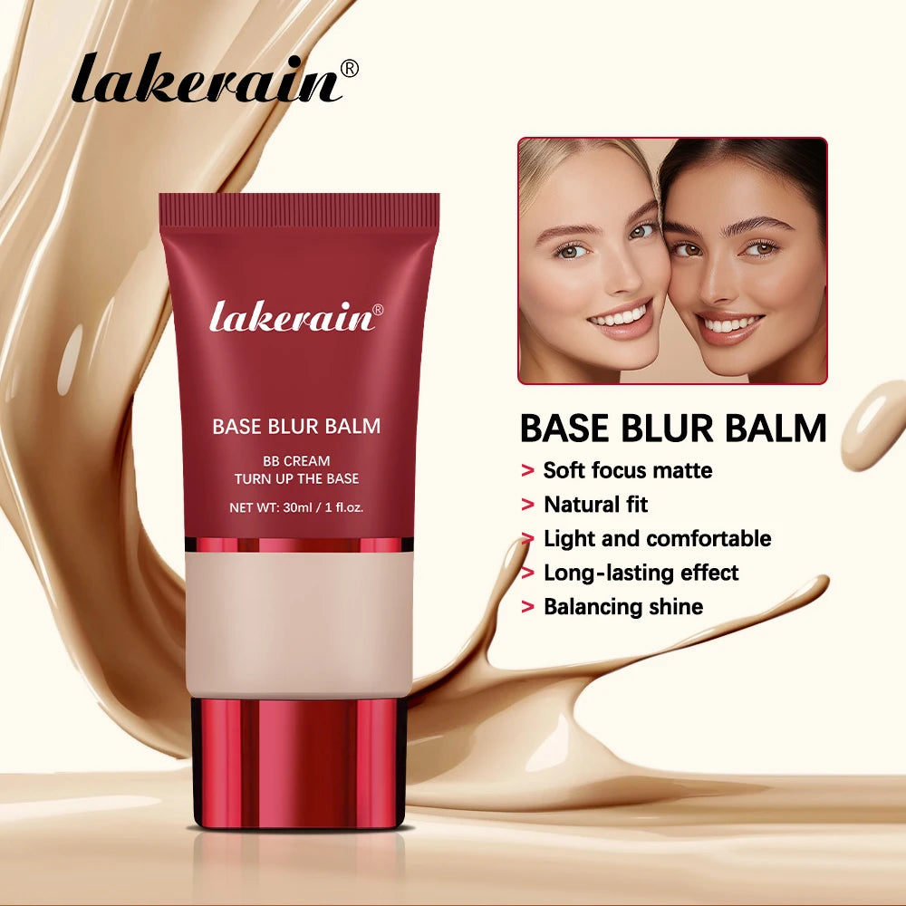 Matte Full Coverage Foundation Cream – Waterproof Long-Lasting Concealer Base