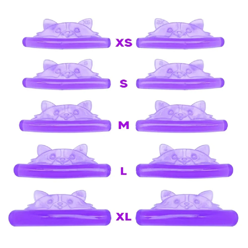 5 Pairs C Curl Silicone Eyelash Perm Pads Sticky Lashes Rod Shield Lifting 3D Eyelash Curler Accessories Makeup Tool