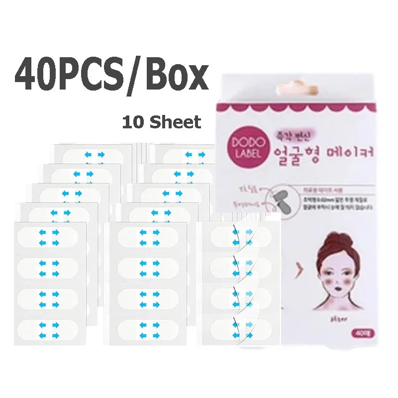V-Lift Invisible Face Tape – Adhesive Chin Tightening Instant Lifting Sticker
