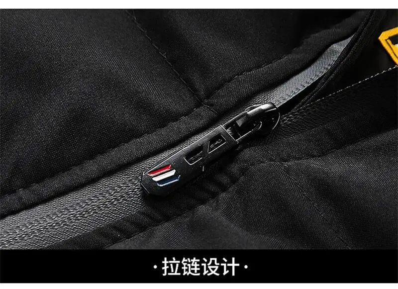 Men's Thick Warm Puffer Jacket – Waterproof Hooded Down Coat Winter Parkas Outwear