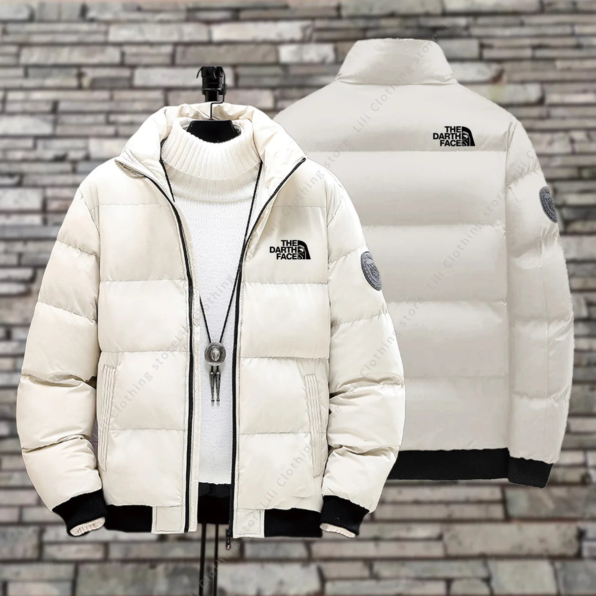 Men's Thick Warm Puffer Jacket – Waterproof Hooded Down Coat Winter Parkas Outwear