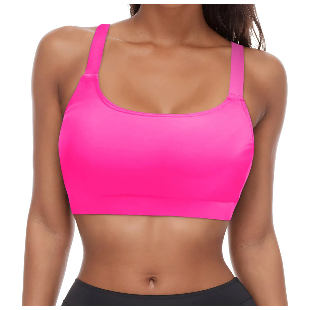 Women's Underwire Push-Up Bikini Top – Solid Color Full Coverage Swim Bra