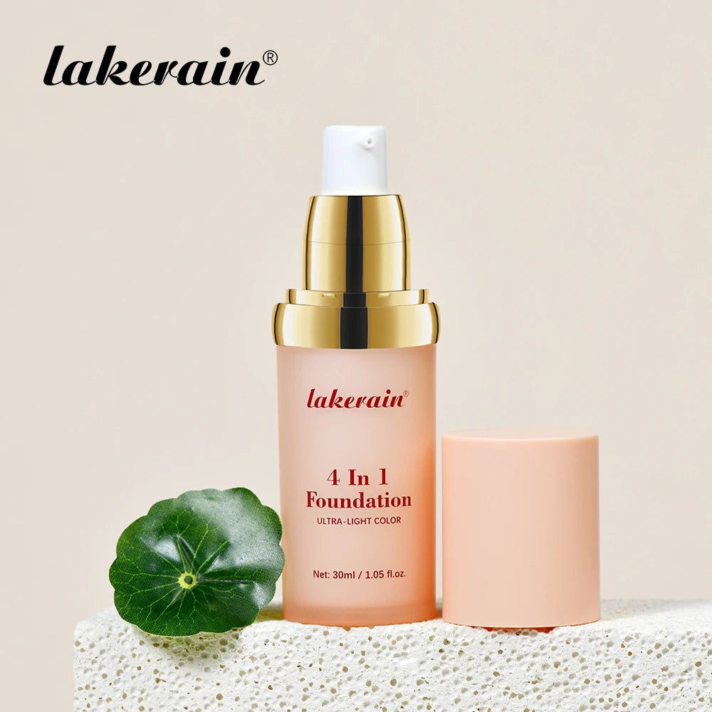 4-in-1 SPF30 Full Coverage Foundation – Waterproof Hydrating Concealer Skin Tone