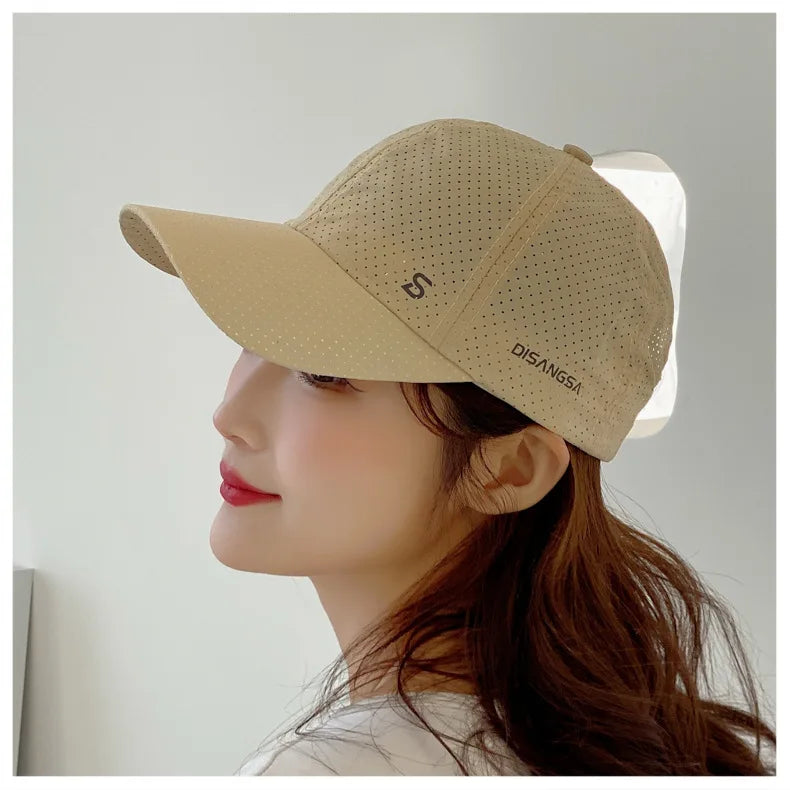 Men’s Quick-Dry Baseball Cap – Breathable Outdoor Running Summer Sun Hat