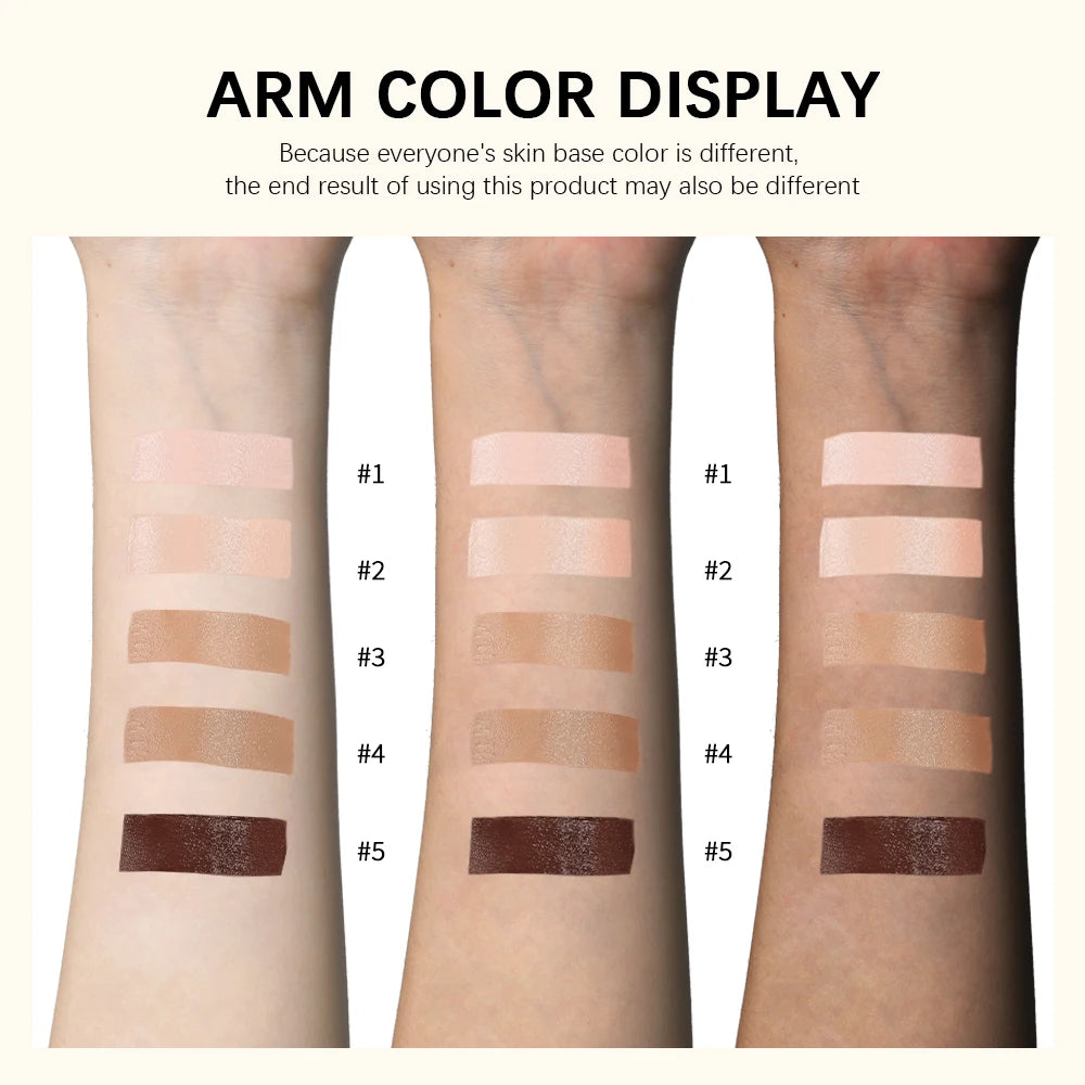 Matte Full Coverage Foundation Cream – Waterproof Long-Lasting Concealer Base