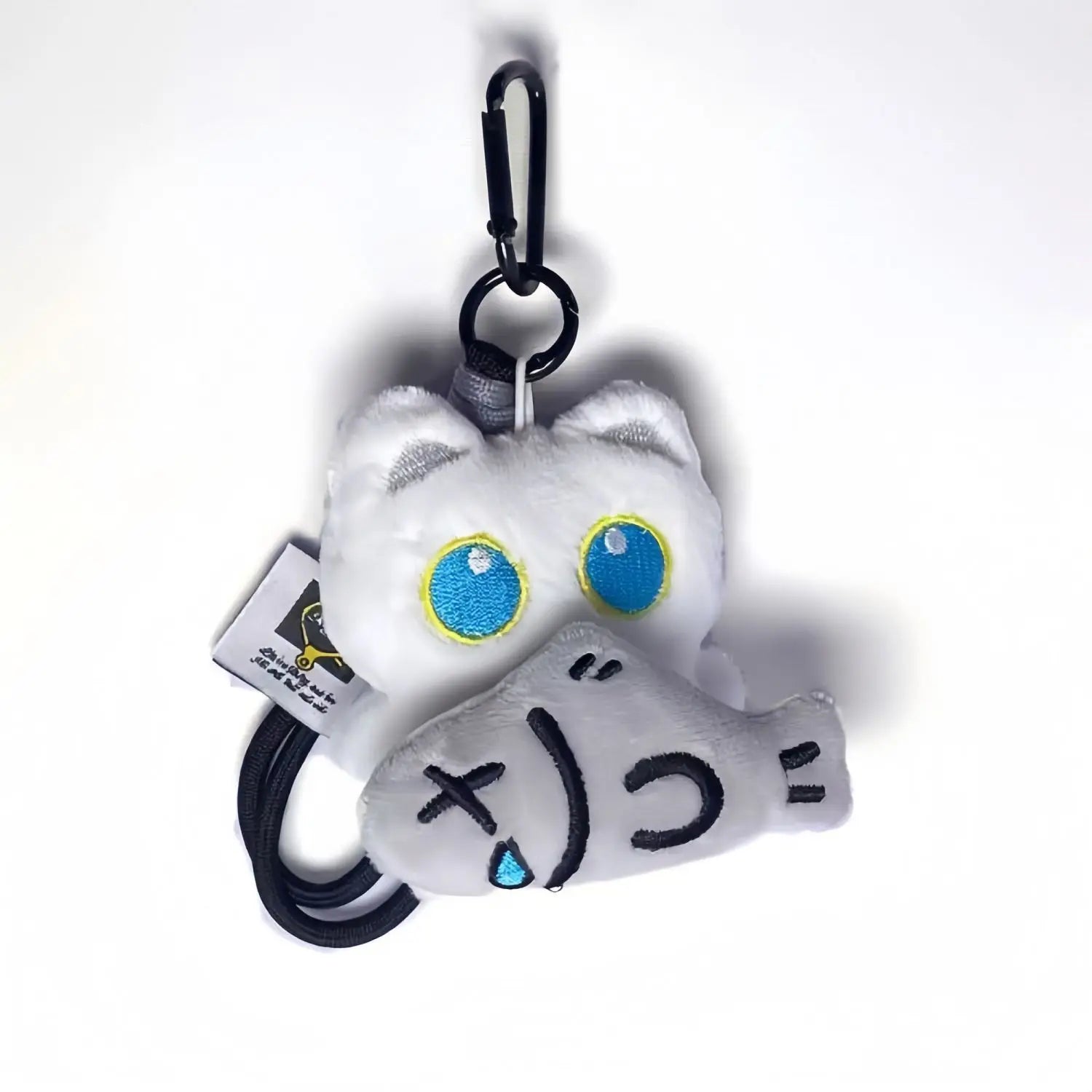 Cute Plush Black Cat Doll Keychain – Kawaii Bag Charm Pendant Gift