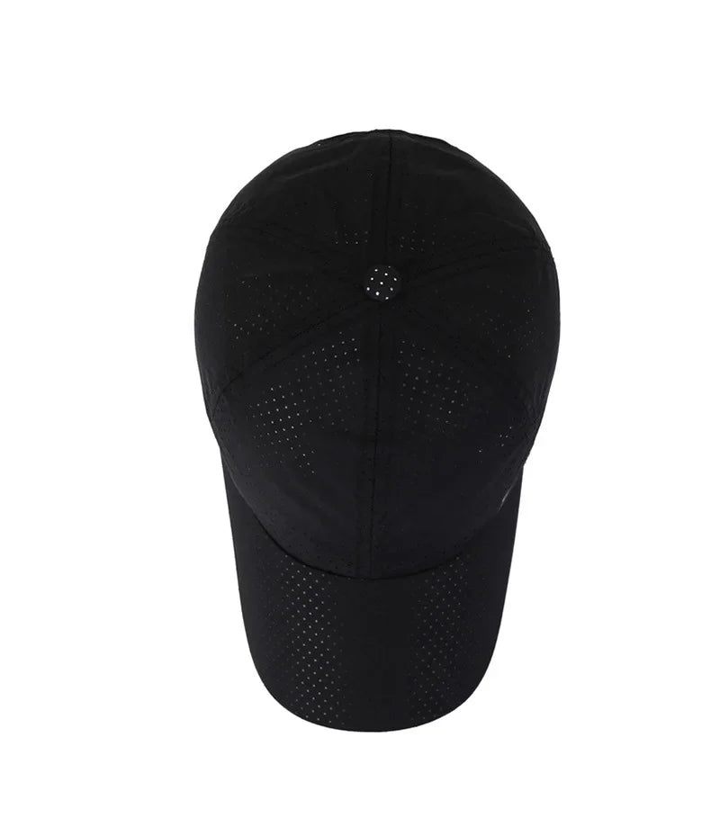 Men’s Quick-Dry Baseball Cap – Breathable Outdoor Running Summer Sun Hat