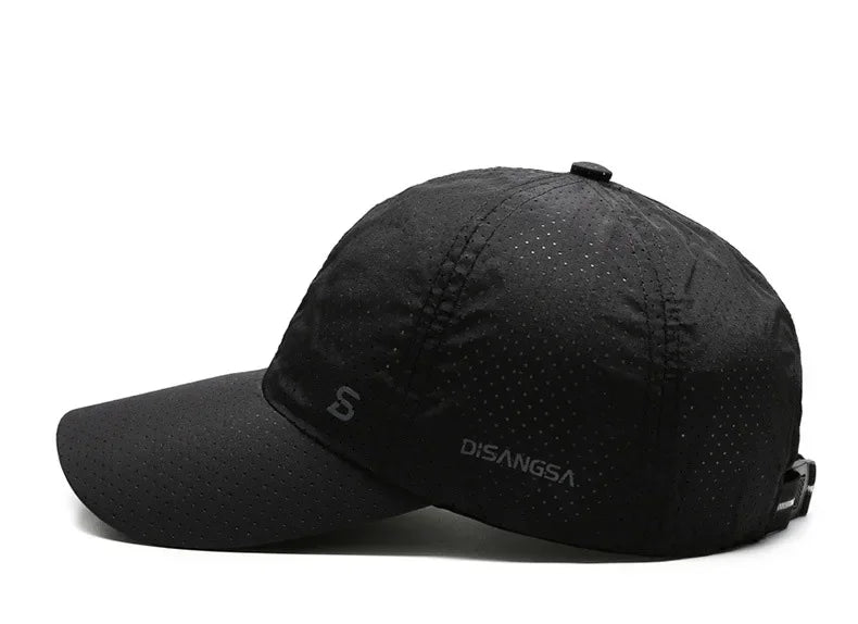 Men’s Quick-Dry Baseball Cap – Breathable Outdoor Running Summer Sun Hat