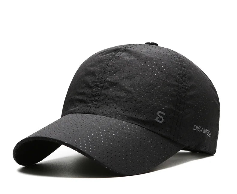 Men’s Quick-Dry Baseball Cap – Breathable Outdoor Running Summer Sun Hat