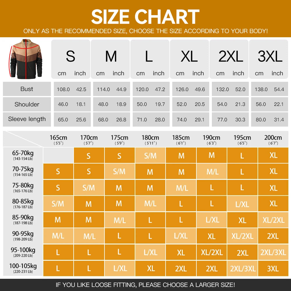 Men's Zip-Up Bomber Windbreaker Jacket – Streetwear Business Casual Spring Coat