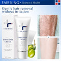 Herbal Painless Hair Removal Cream – Gentle Depilatory for Legs Arms & Body