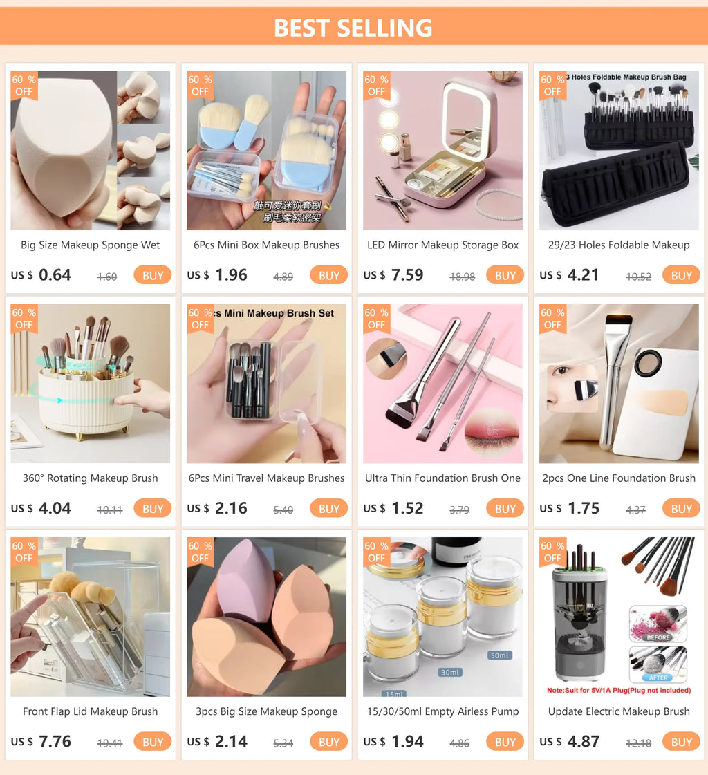 Extra Large Makeup Sponge Blender – Dual-Use Foundation Concealer Powder Puff