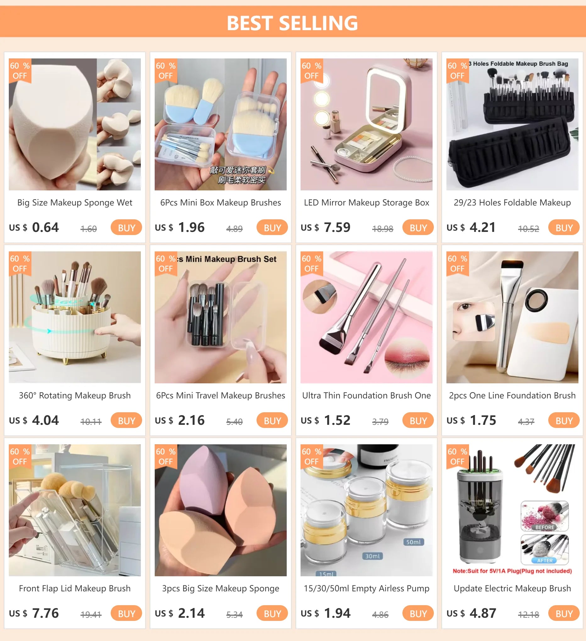 Extra Large Makeup Sponge Blender – Dual-Use Foundation Concealer Powder Puff
