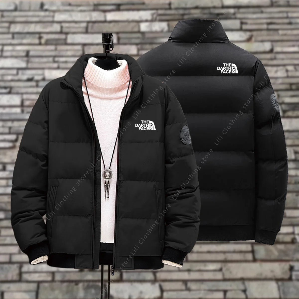 Men's Thick Warm Puffer Jacket – Waterproof Hooded Down Coat Winter Parkas Outwear