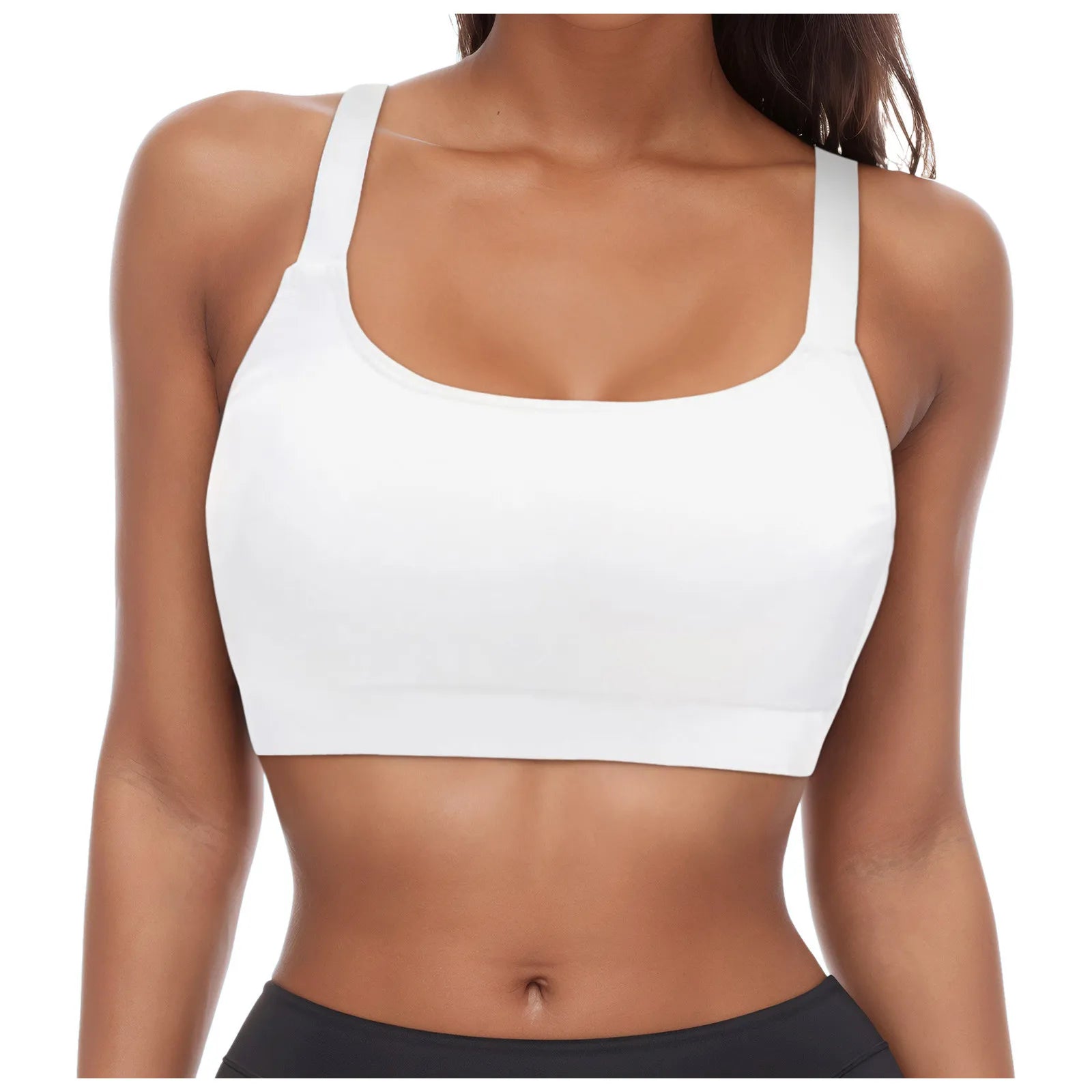 Women's Underwire Push-Up Bikini Top – Solid Color Full Coverage Swim Bra