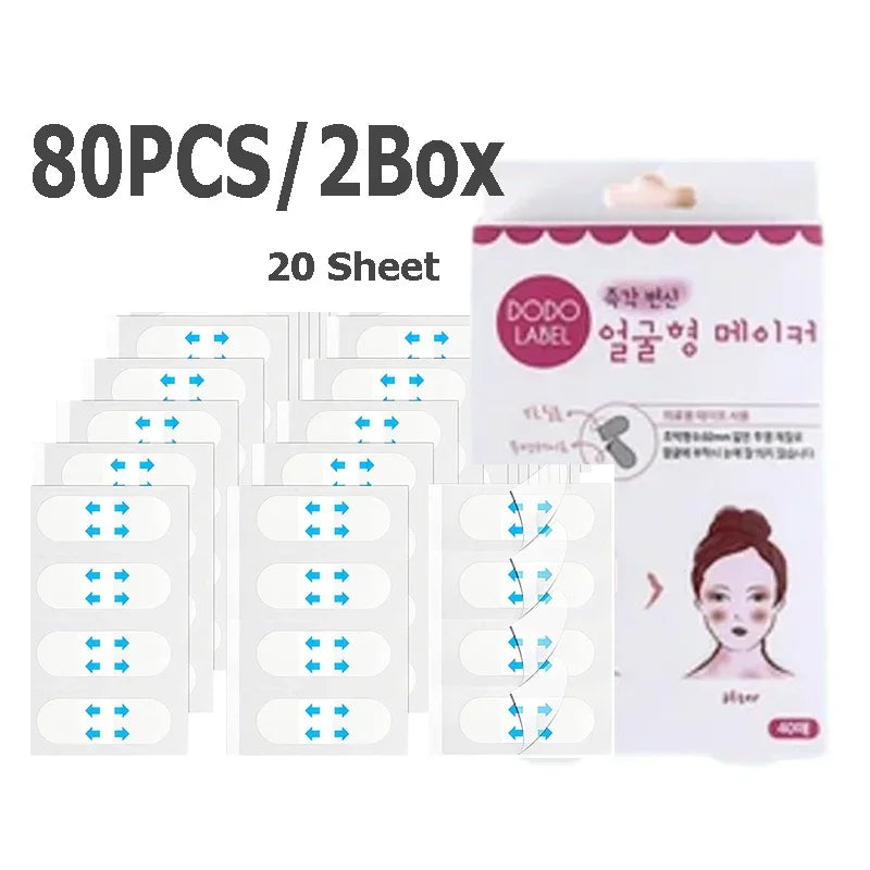 V-Lift Invisible Face Tape – Adhesive Chin Tightening Instant Lifting Sticker