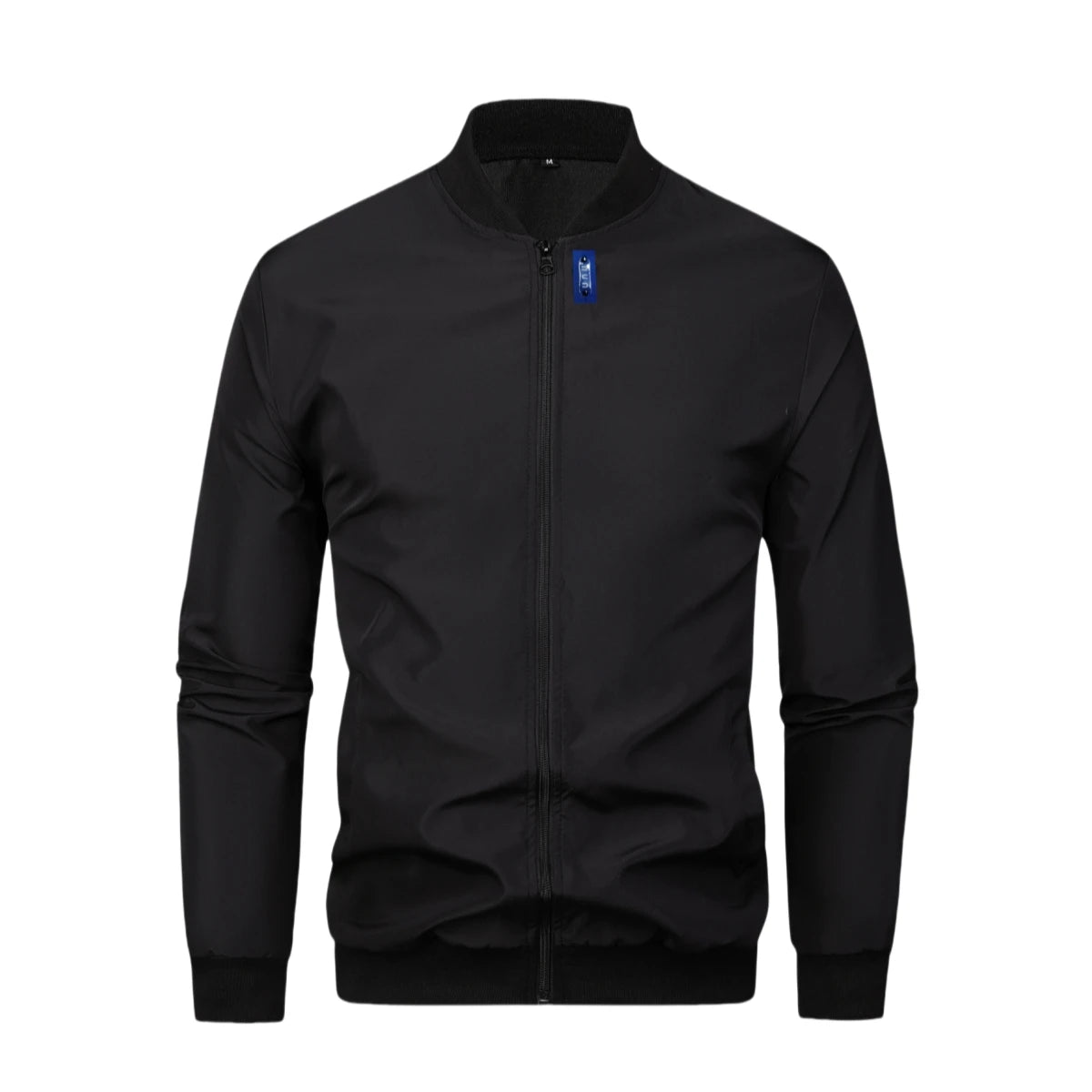 Men's Baseball Collar Casual Jacket – Short Loose Solid Color Thin Coat