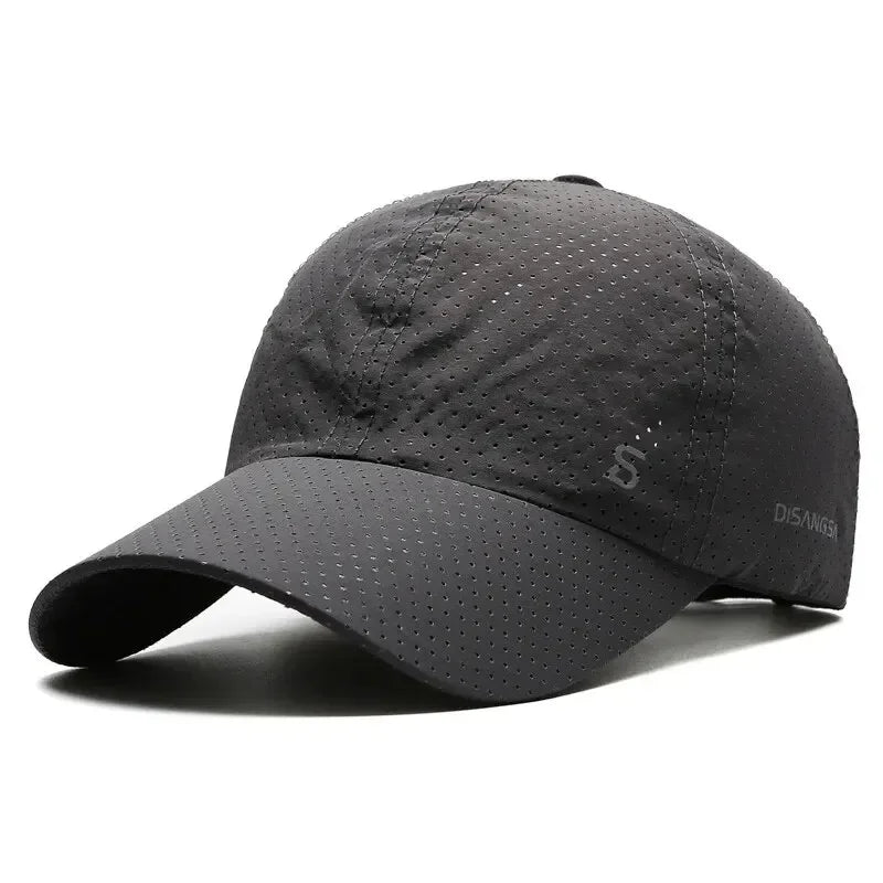 Men’s Quick-Dry Baseball Cap – Breathable Outdoor Running Summer Sun Hat