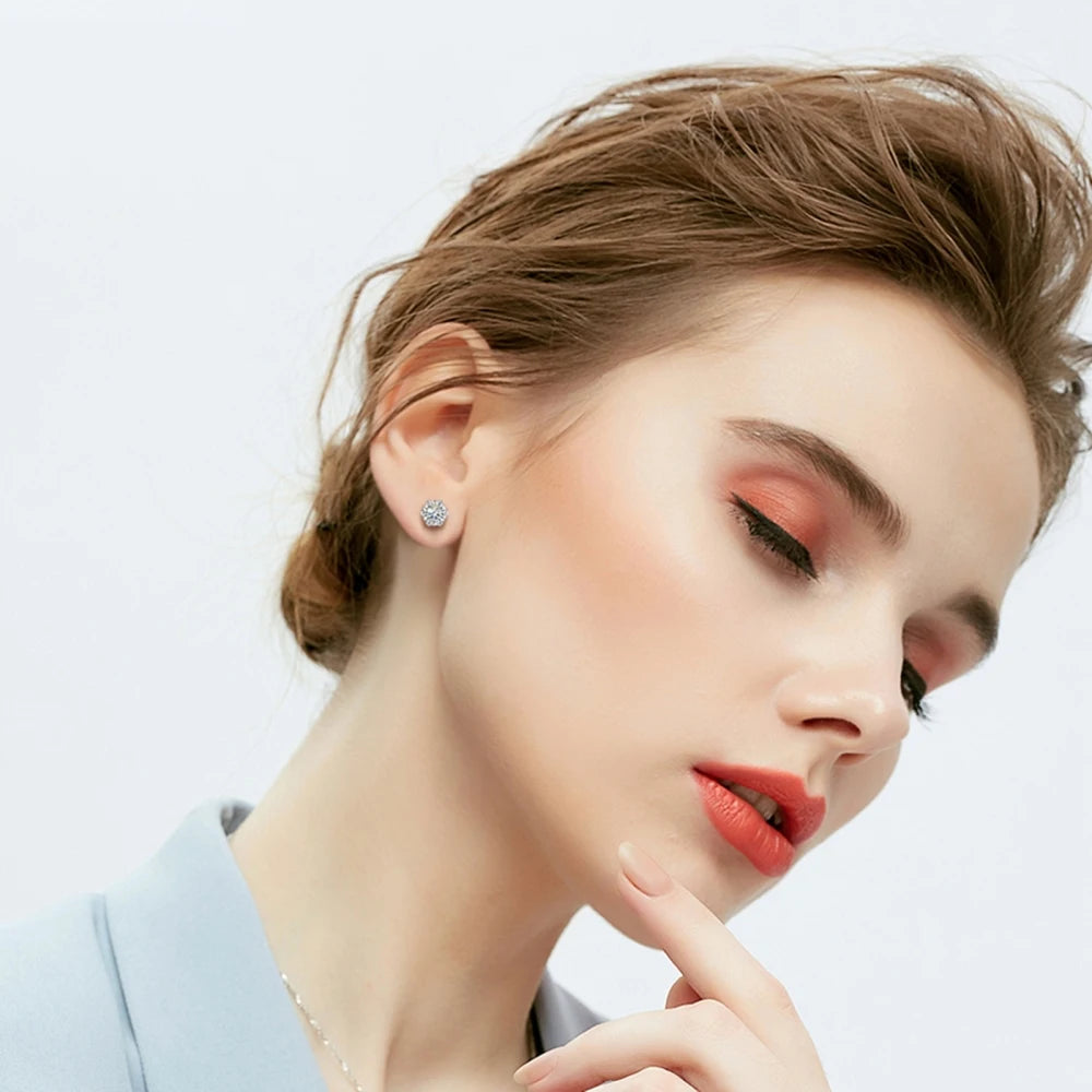 50pcs/Bag 925 Silver Stainless Steel Earring Studs Blank Post Base Pins With Earring Plug Findings Ear Back For Jewelry Making