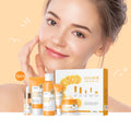 LAIKOU Vitamin C Brightening Skincare Set – 5-Piece Anti-Aging Glow Kit